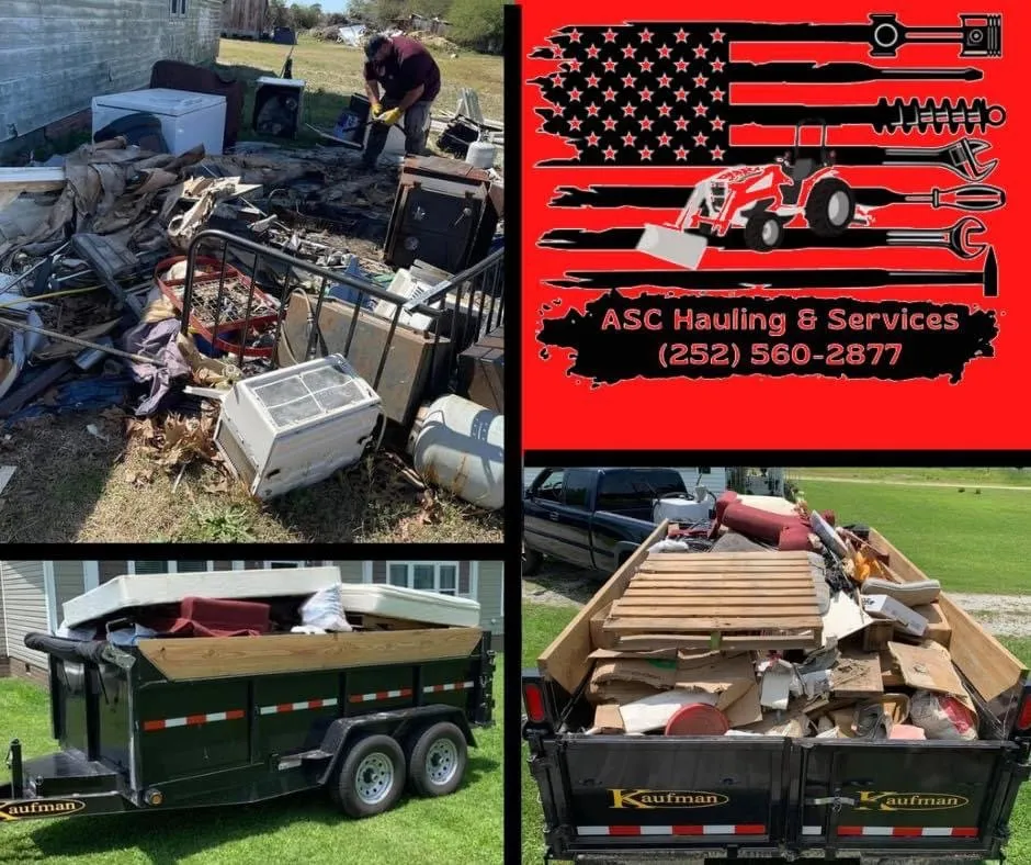 Custom yard maintenance for beautiful yards in Pink Hill, NC by ASC Hauling & Services