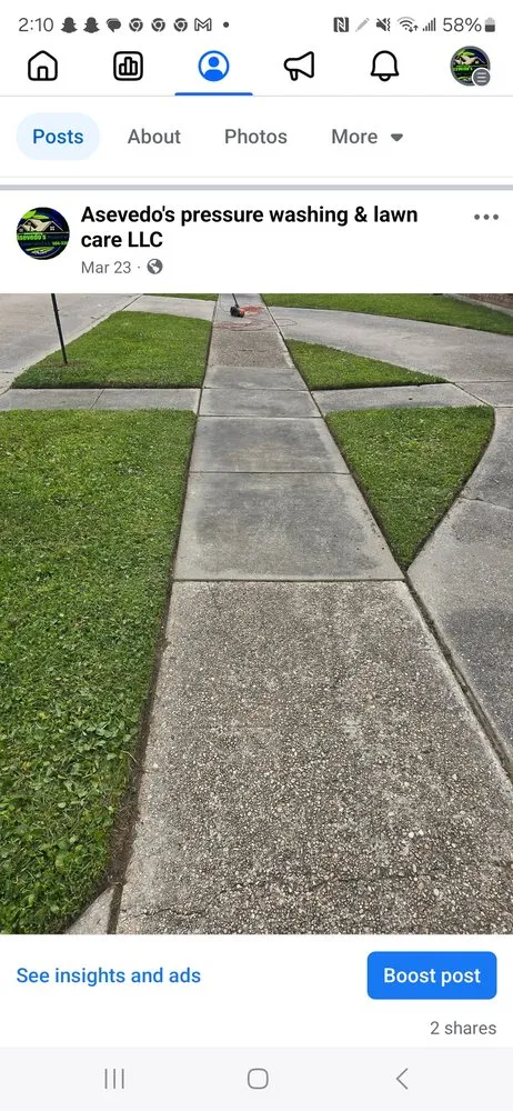 Professional yard maintenance in Meraux, LA by Asevedo's pressure washing & lawn care