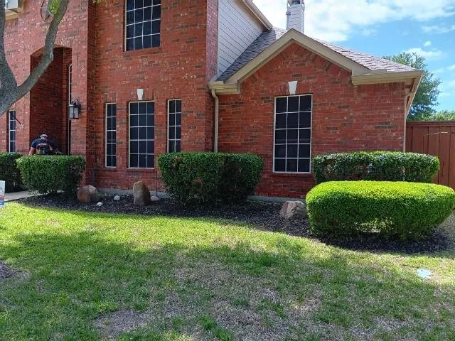 Professional yard cleanup service for beautiful yards in Allen, TX by A'Sha-Sha Landscaping