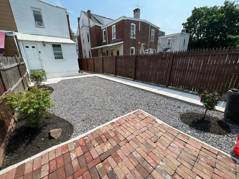 Custom landscape installation in Pennsauken Township, NJ - Ashanti Grows