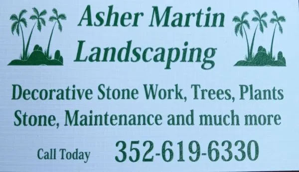 Asher Martin Landscaping Logo