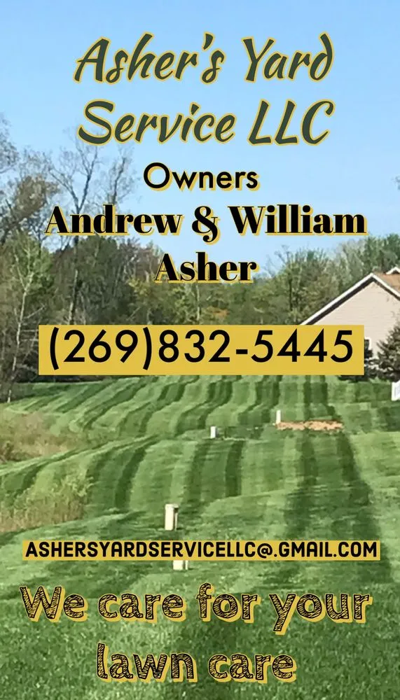 Local yard maintenance experts serving Battle Creek, MI - Asher’s Yard Service