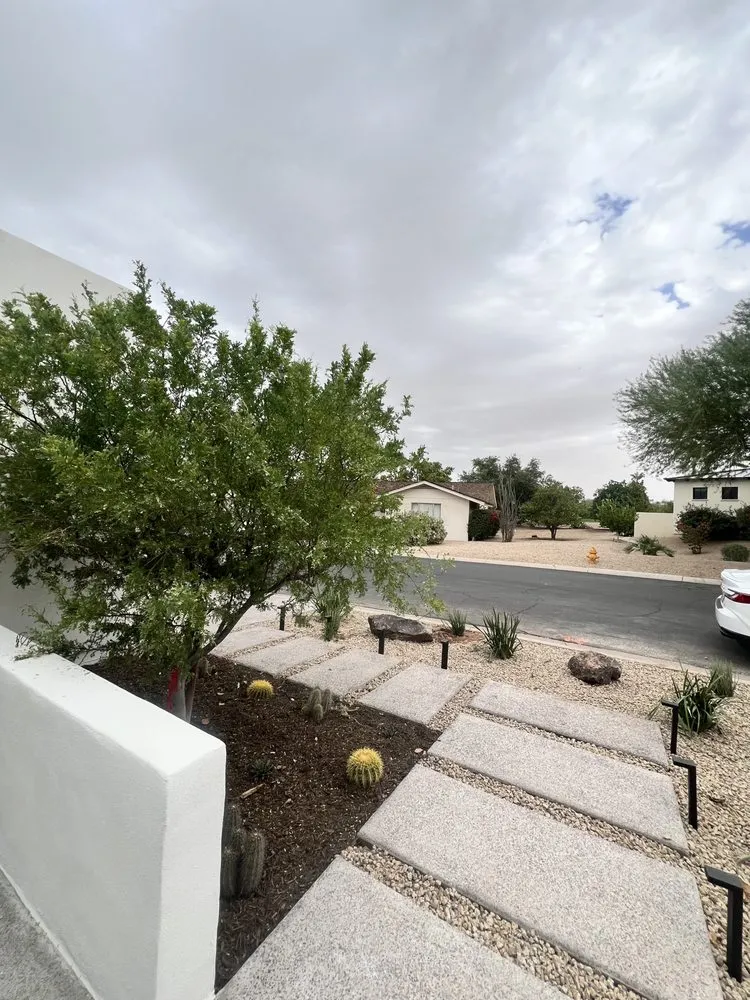 Expert garden landscaping with custom design in Queen Creek, AZ by Ashfer Landscaping