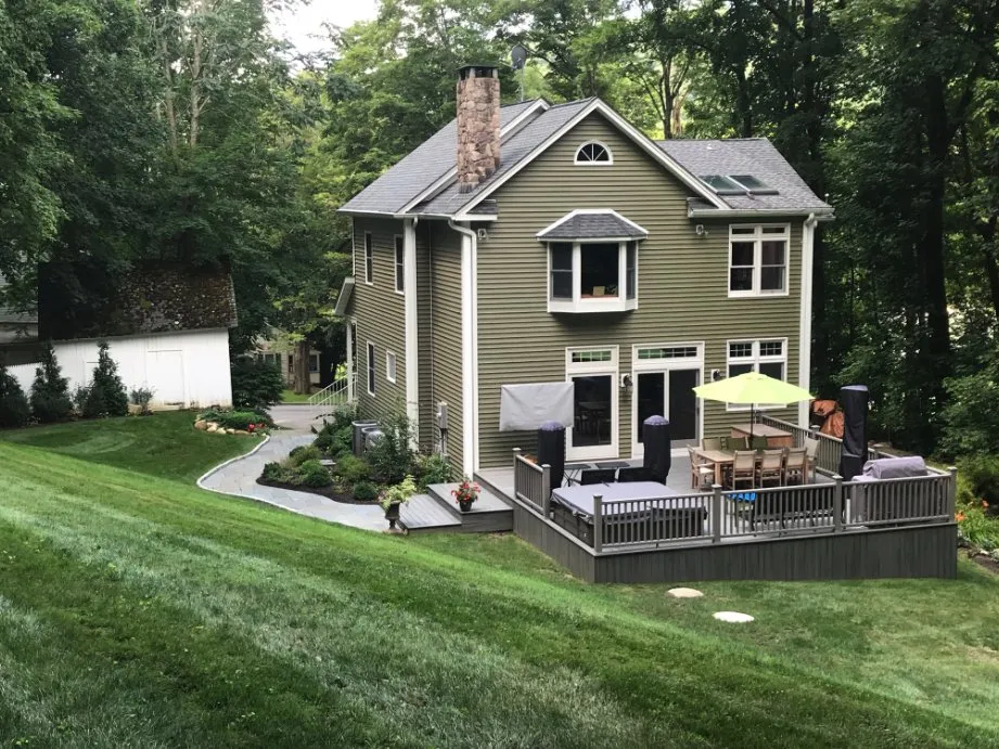 Custom landscape installation for residential properties across New Milford, CT - Ashwood Property Care