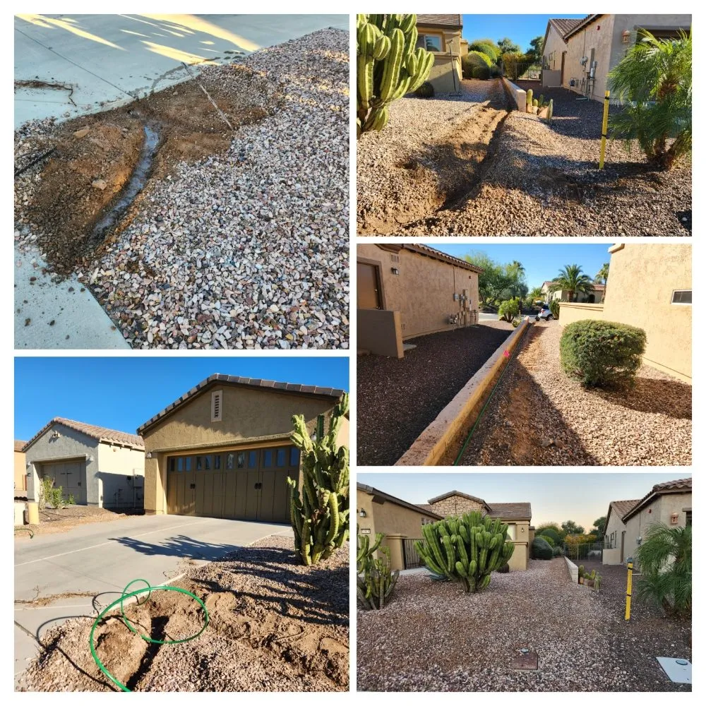 Professional outdoor landscaping in Surprise, AZ by ASM IRRIGATION