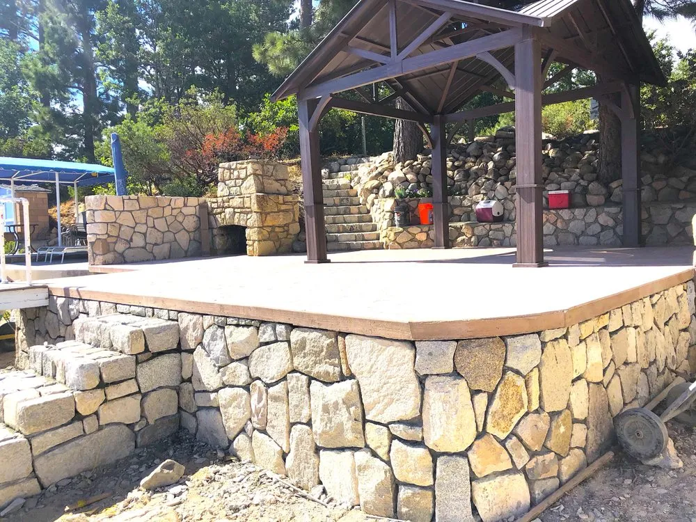 Affordable landscape installation in Lake Arrowhead, CA - Aspen Construction