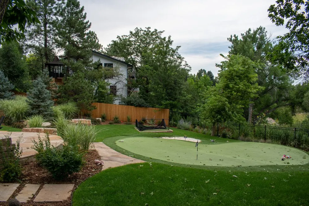 Trusted residential landscaping with custom design in Centennial, CO by Aspen Falls Landscape and construction