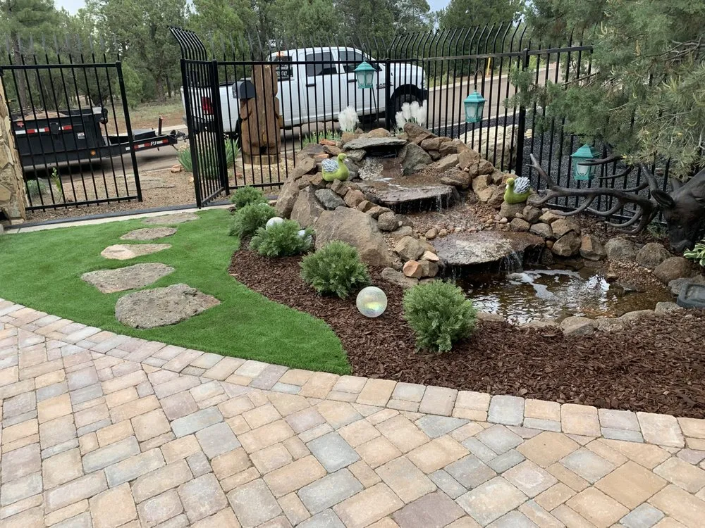 Custom landscape design in Show Low, AZ - Aspen Landscape Creations