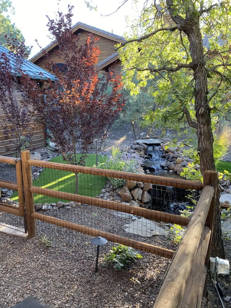Custom landscape design in Show Low, AZ by Aspen Landscape Creations