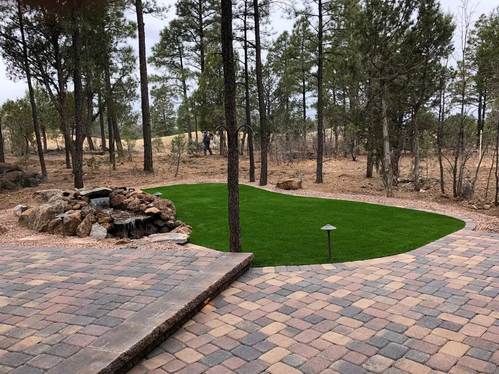Affordable landscape installation for year-round maintenance in Show Low, AZ by Aspen Landscape Creations