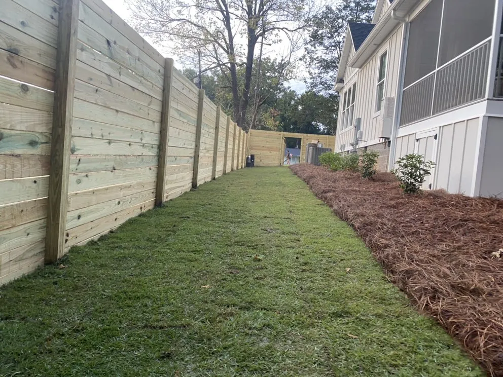 Custom yard cleanup service for residential properties in Gilbert, SC by Aspen Lawn and Landscape