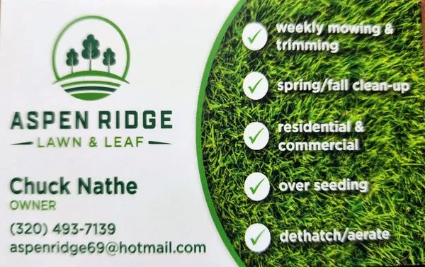 ASPEN RIDGE LAWN & LEAF SERVICE Logo