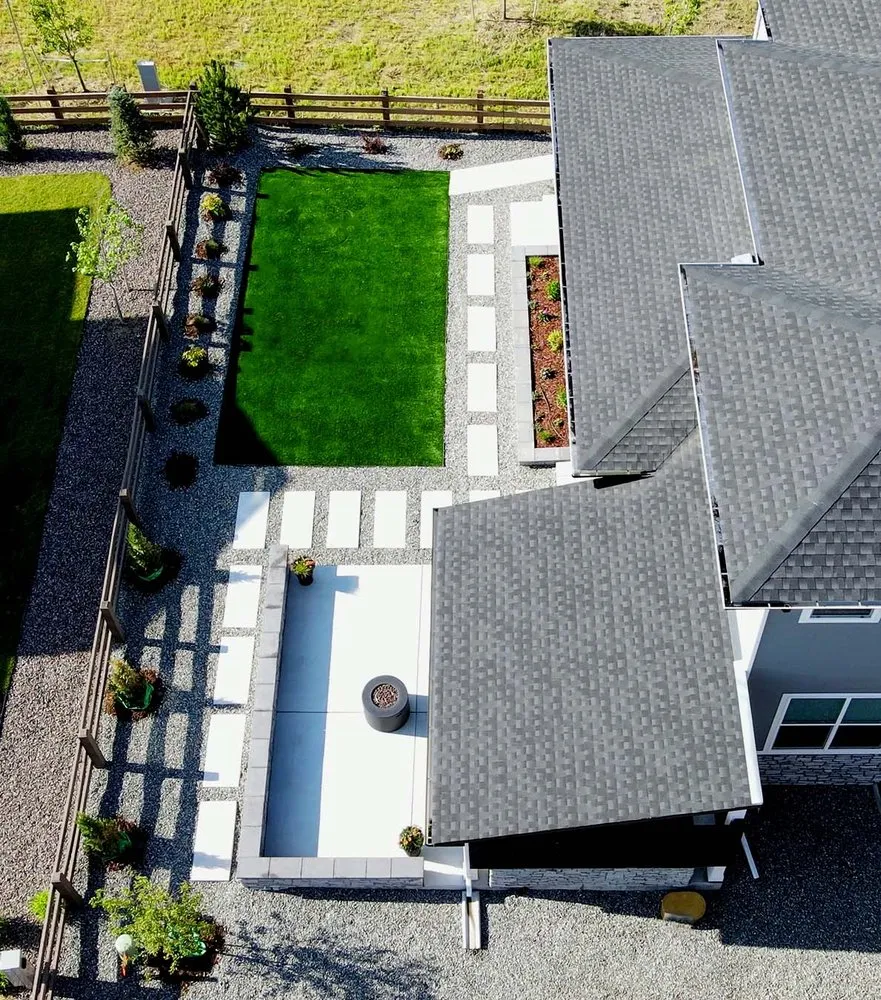 Custom landscape design with custom design in Parker, CO by Aspenwood Landscape