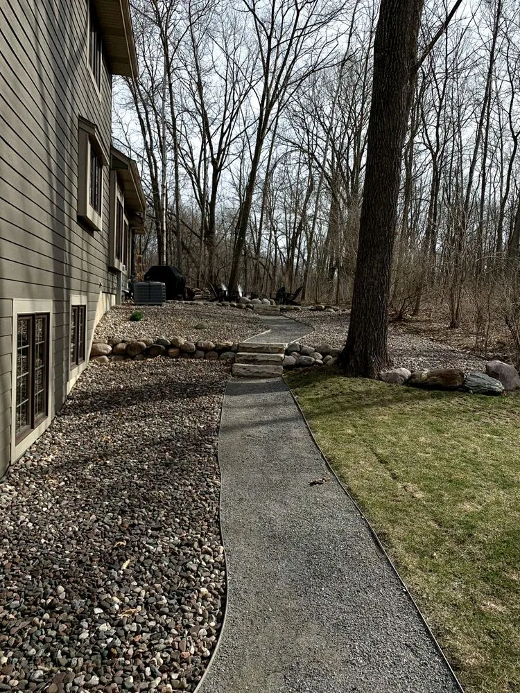 Professional landscape installation in La Crosse, WI by Aspire Lawn and Landscape