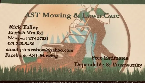 AST Mowing & Lawn Care Logo
