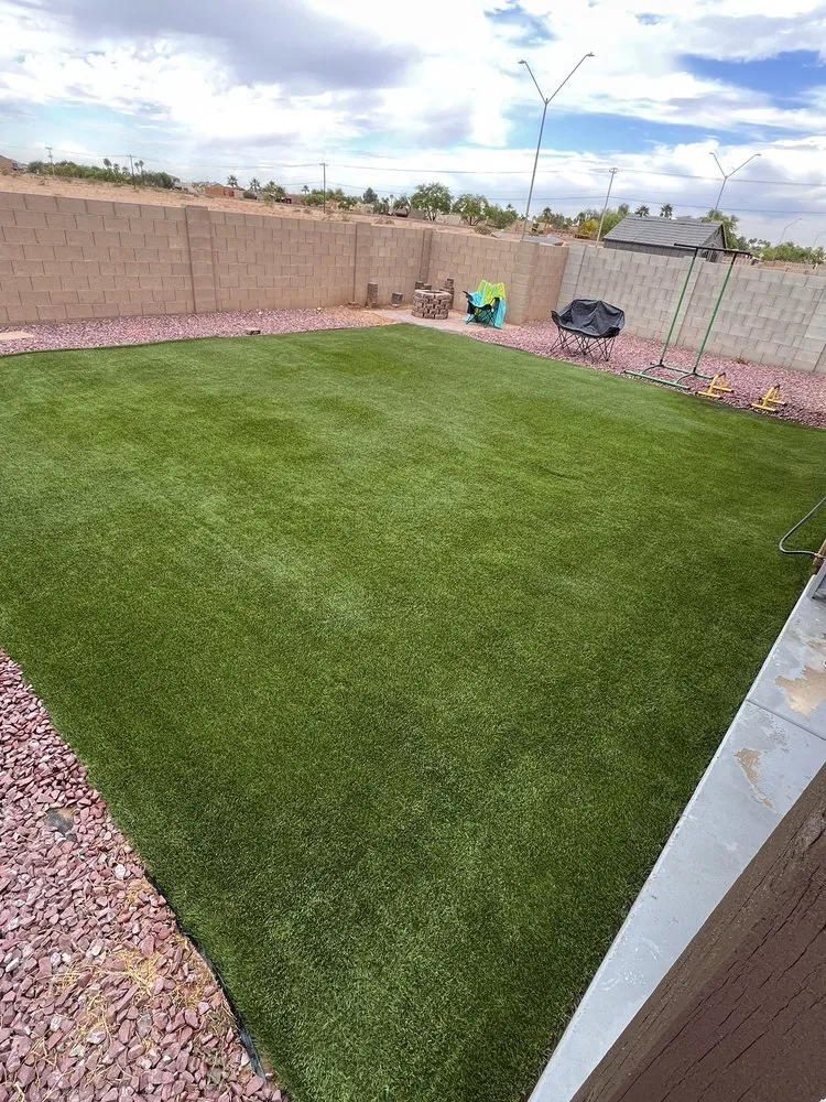 Custom landscape design with custom design in Fortuna Foothills, AZ by Astro Clean