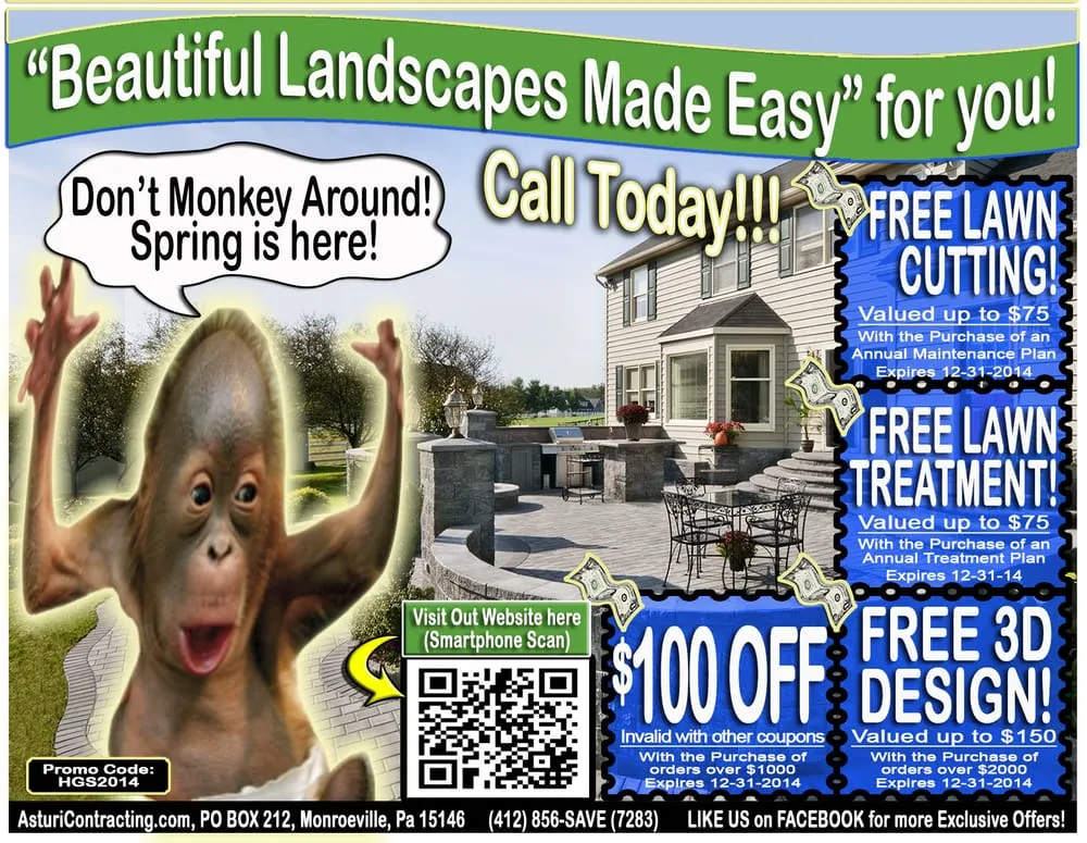 Custom outdoor landscaping for homes in Monroeville, PA by Asturi Contracting