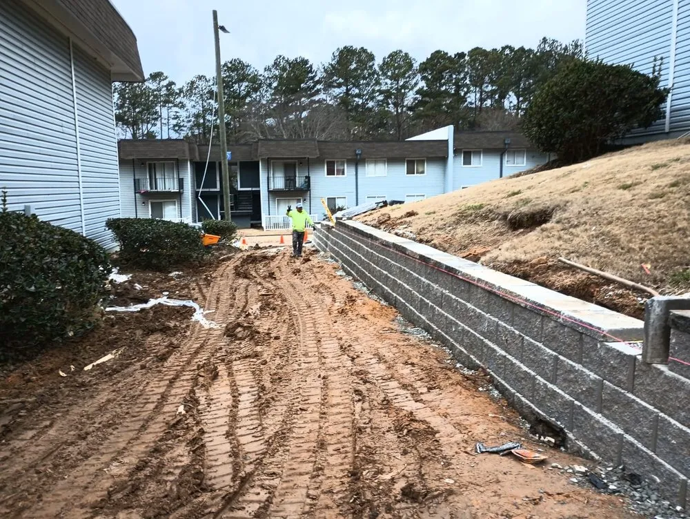 Expert landscape design in Atlanta, GA by AT Landscaping & Construction