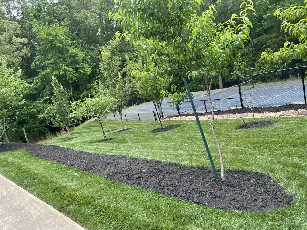 Custom residential landscaping in Atlanta, GA by AT Landscaping & Construction