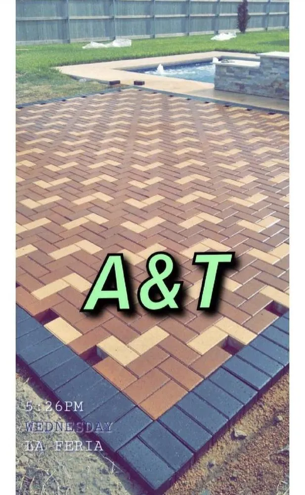 Local residential landscaping with custom design in Harlingen, TX by A&T Pavers