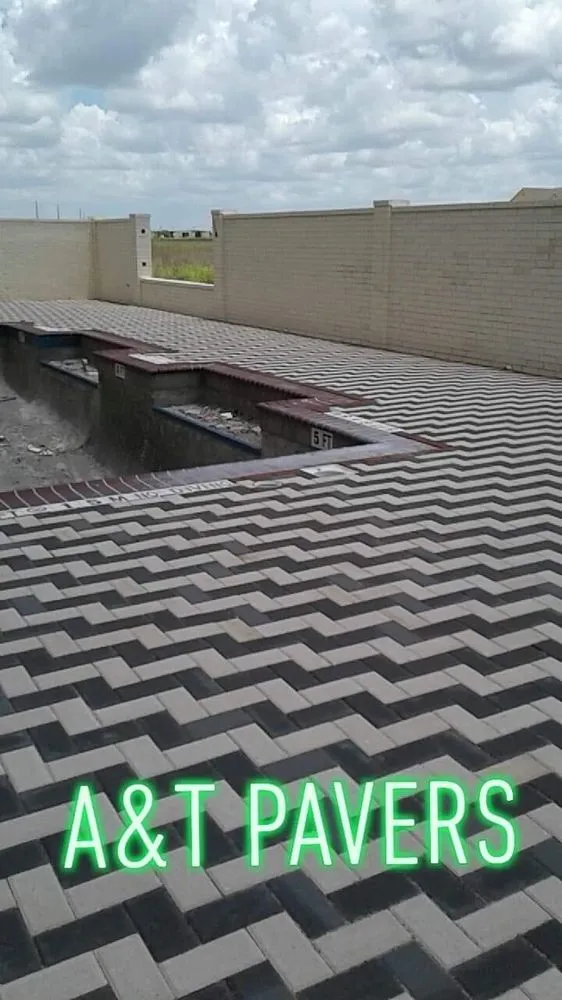 Custom landscape installation for homes across Harlingen, TX - A&T Pavers