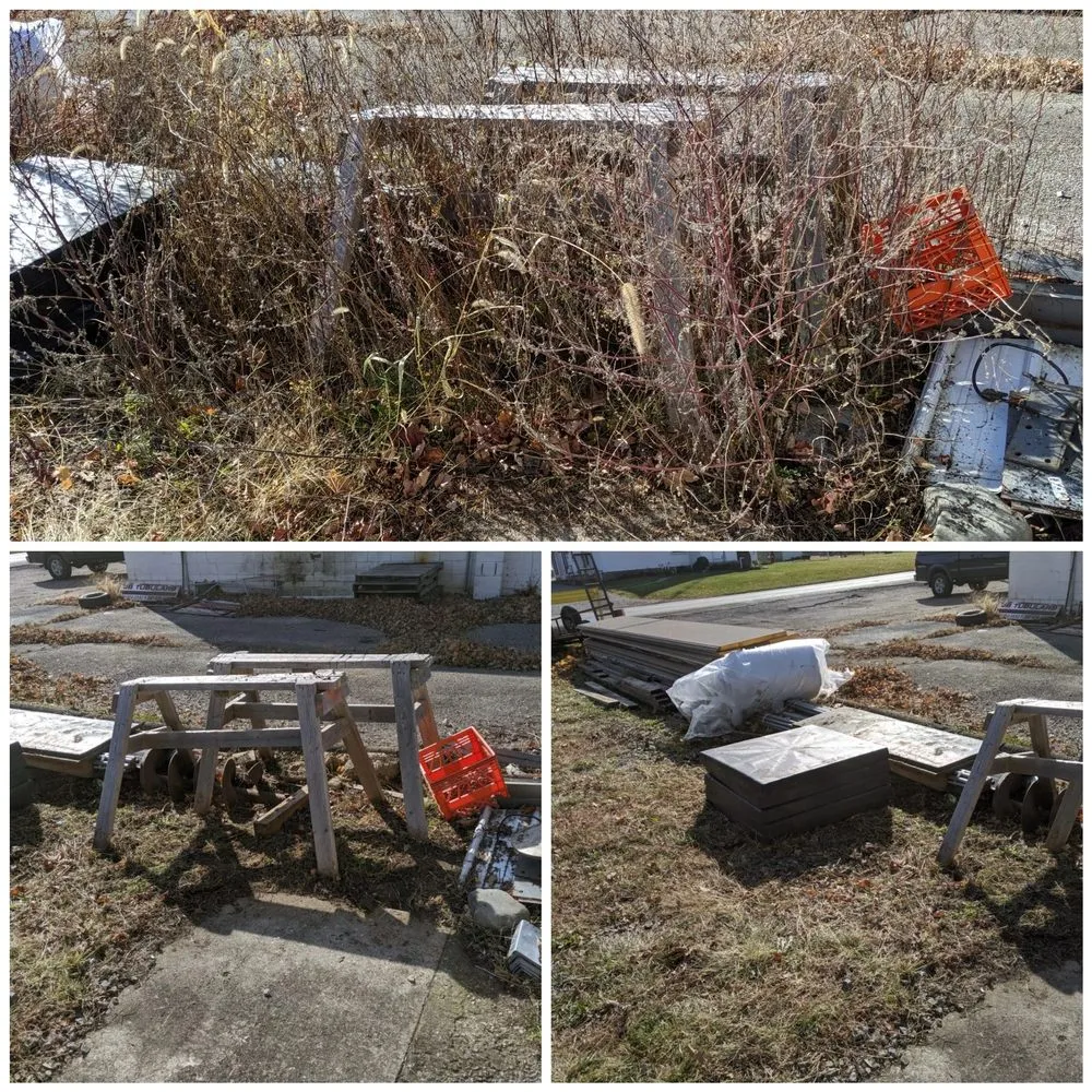 Custom garden landscaping in Mt Victory, OH by At Your Service Landscaping