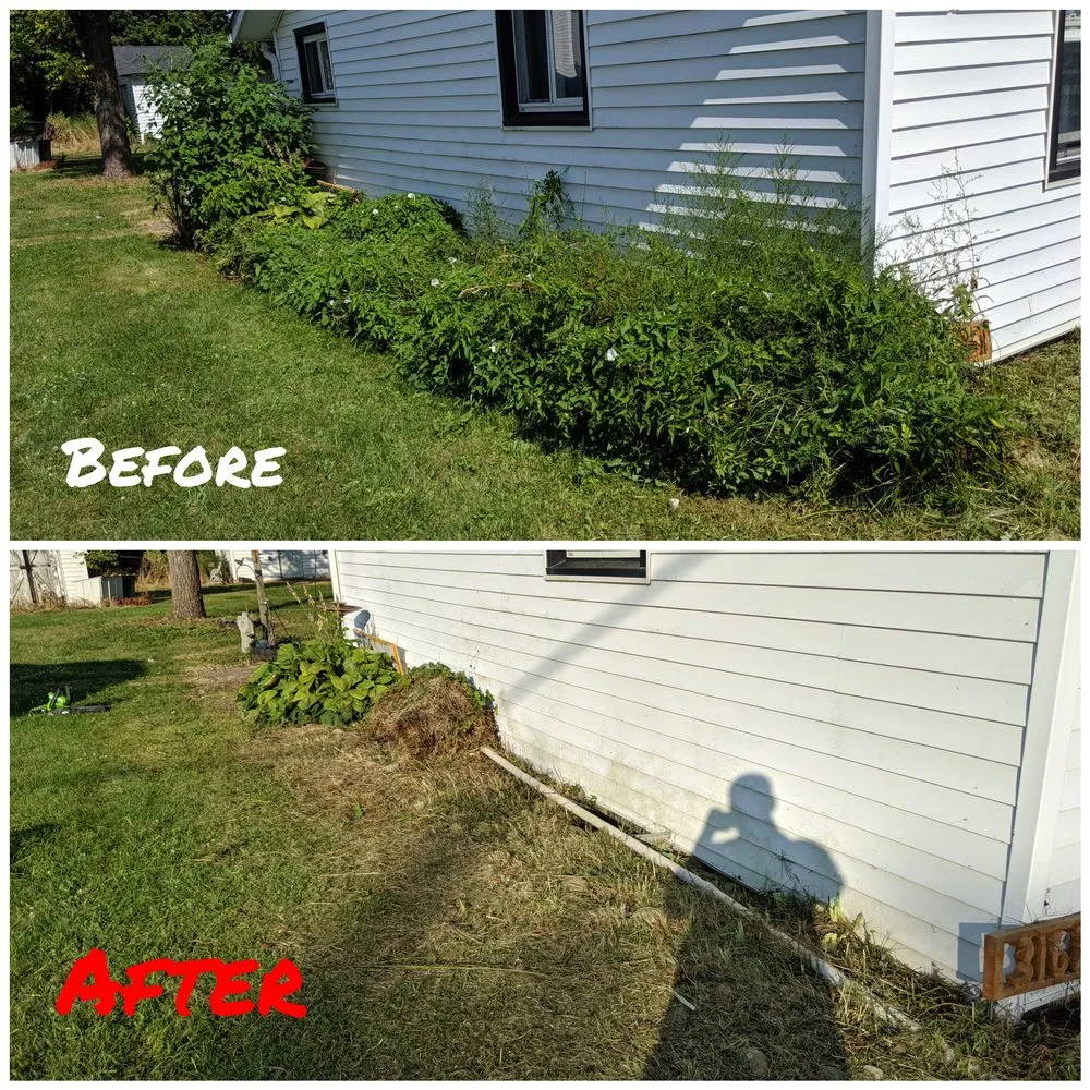 Professional lawn mowing service in Mt Victory, OH by At Your Service Landscaping