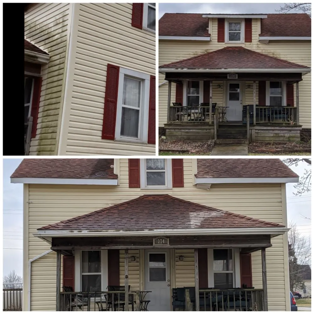 Custom landscape installation in Mt Victory, OH by At Your Service Landscaping