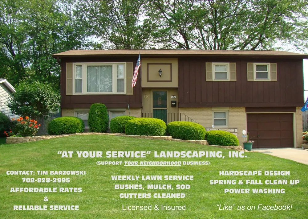 Reliable landscaping services in Oak Forest, IL by At Your Service Landscaping