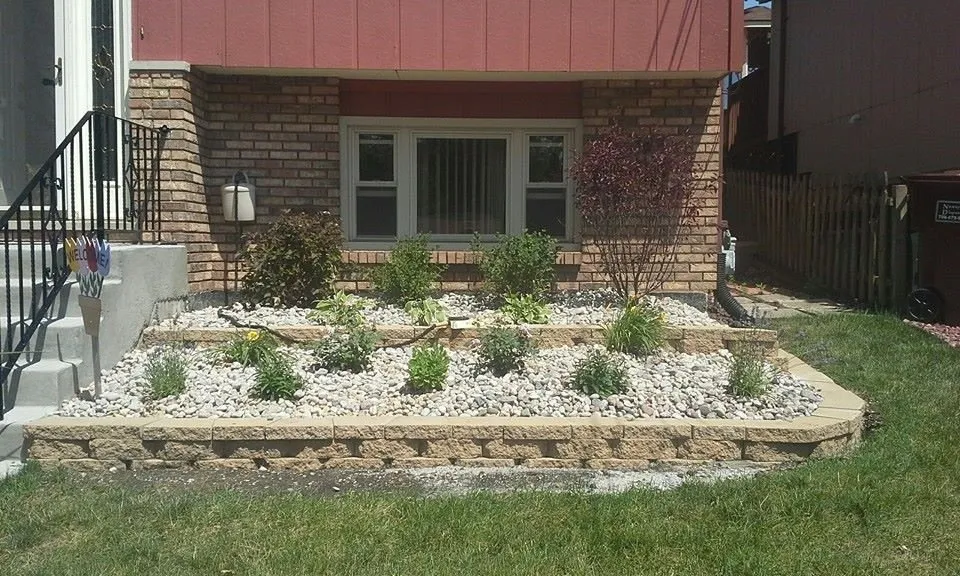 Local garden landscaping for residential properties in Oak Forest, IL by At Your Service Landscaping