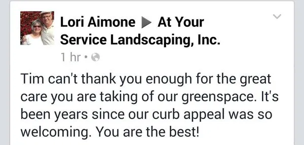 At Your Service Landscaping