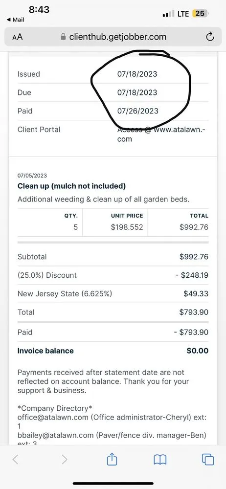 Professional landscape installation in Berlin, NJ by ATA Lawn & Landscape