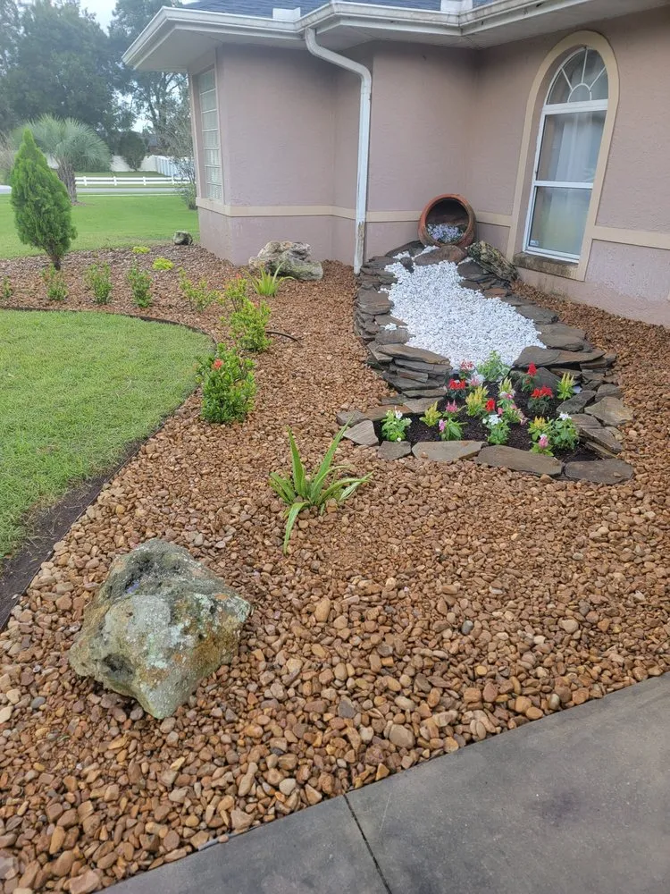 Custom yard cleanup service near you in Summerfield, FL by Athen's EC Landscaping