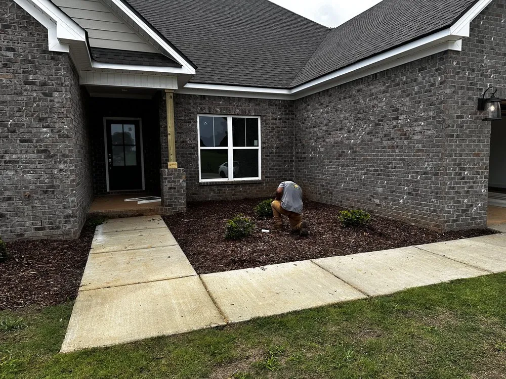 Professional residential landscaping in Athens, AL by Athens Exterior Services