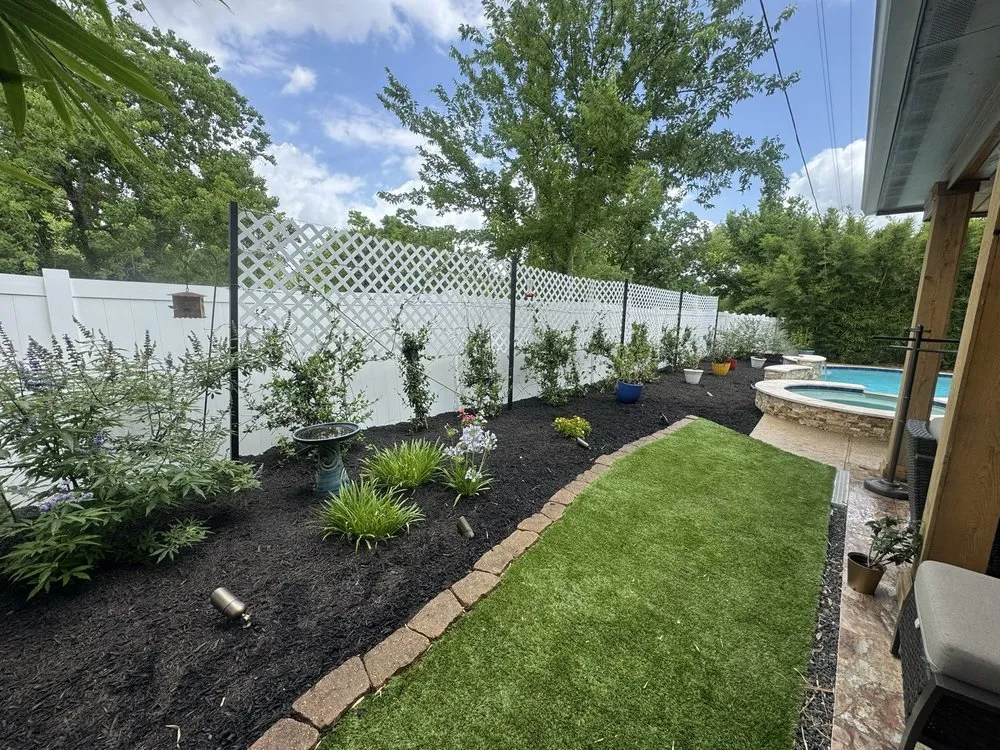Custom lawn care service for outdoor upgrades across Pearland, TX - Atilano Landscaping