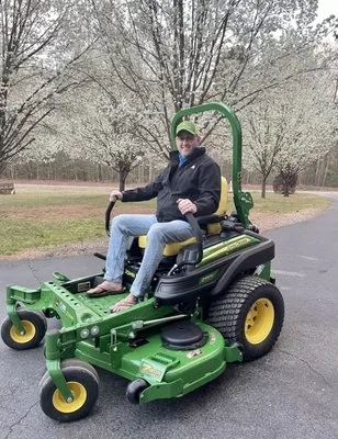 Atkins Mowing Service Logo