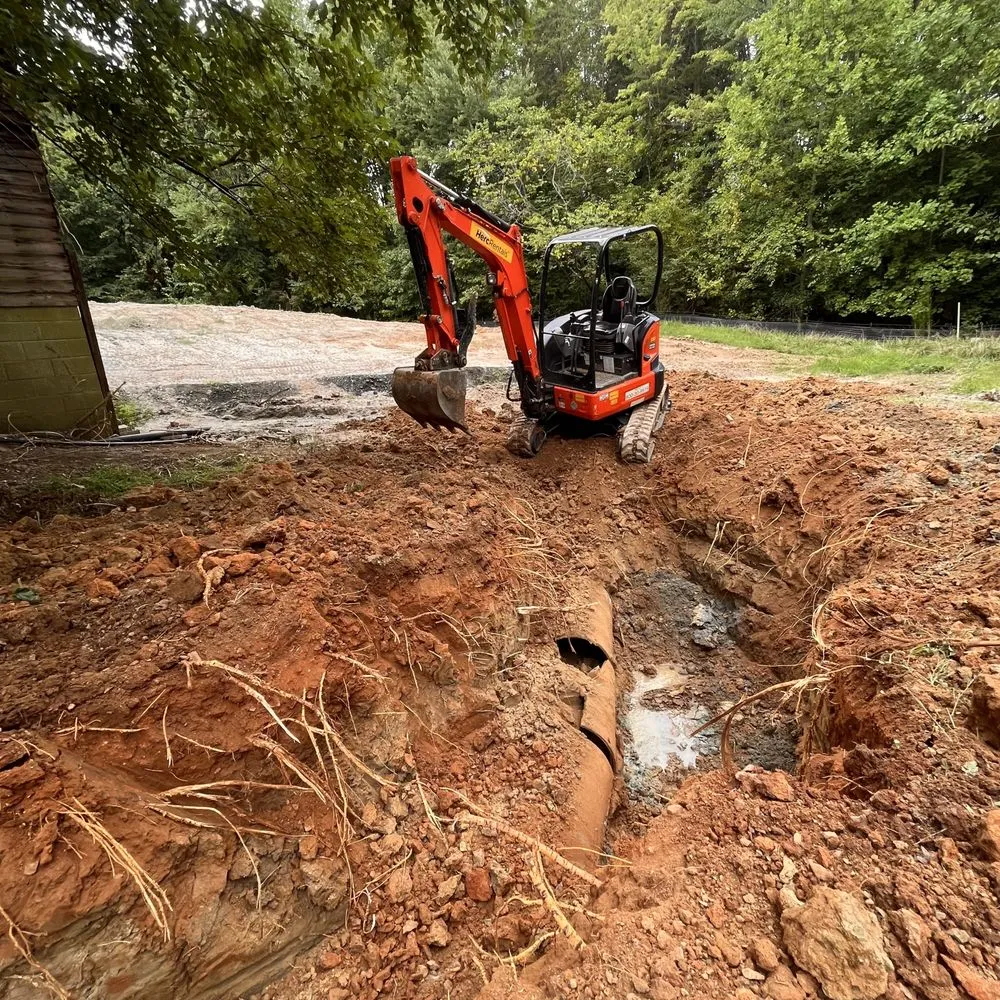 Local lawn mowing service with custom design across Advance, NC - Atkins Site Works