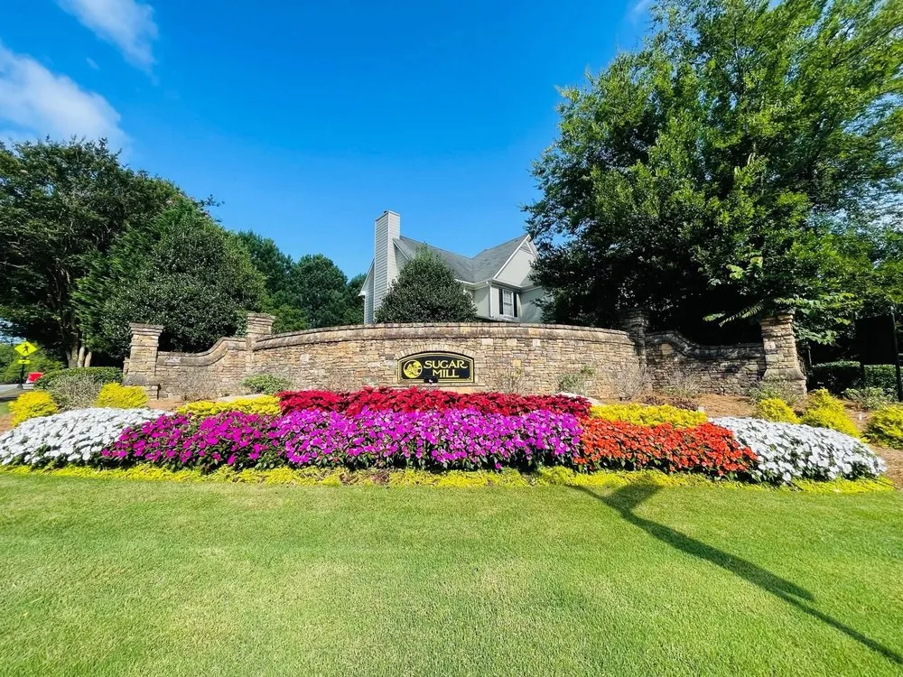 Professional yard cleanup service with custom design in Buford, GA by Atlanta Landscape Group