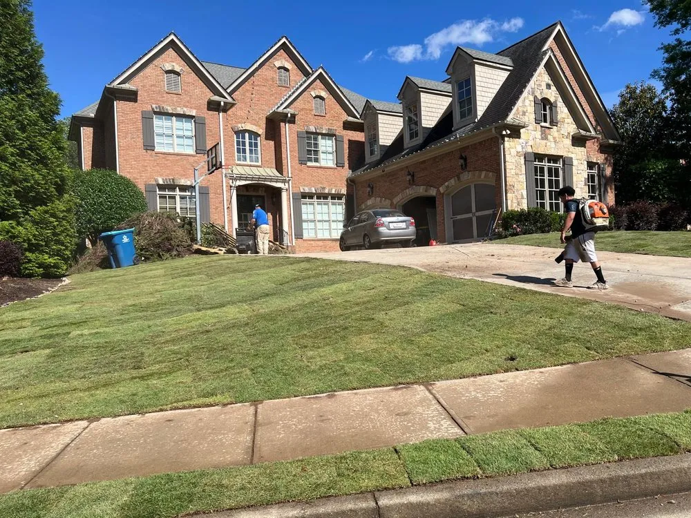 Professional yard cleanup service in Bishop, GA - Atlanta Sod Farms
