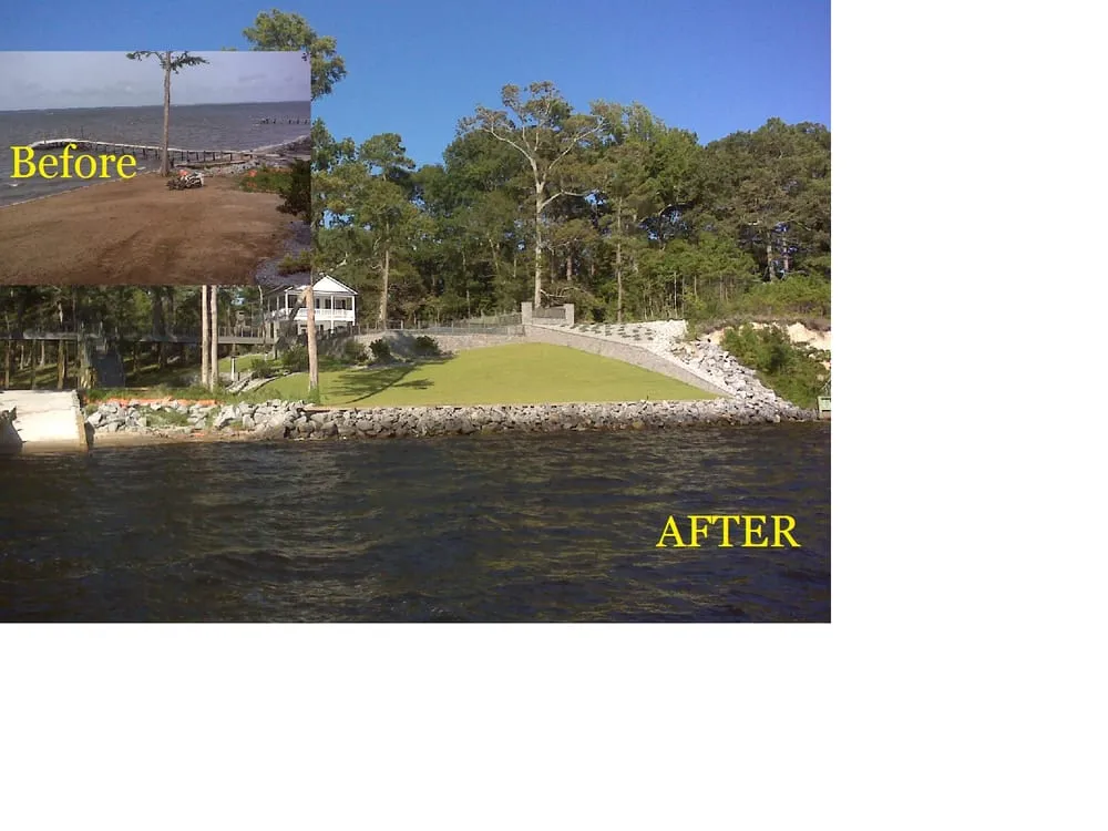 Custom residential landscaping near you in New Bern, NC by Atlantic Coast Landscape Company