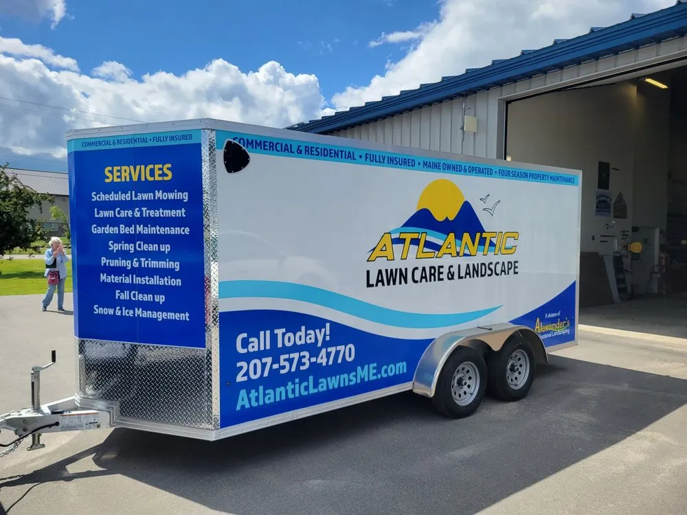 Professional garden landscaping near you across Brewer, ME - Atlantic Lawn Care And Landscape