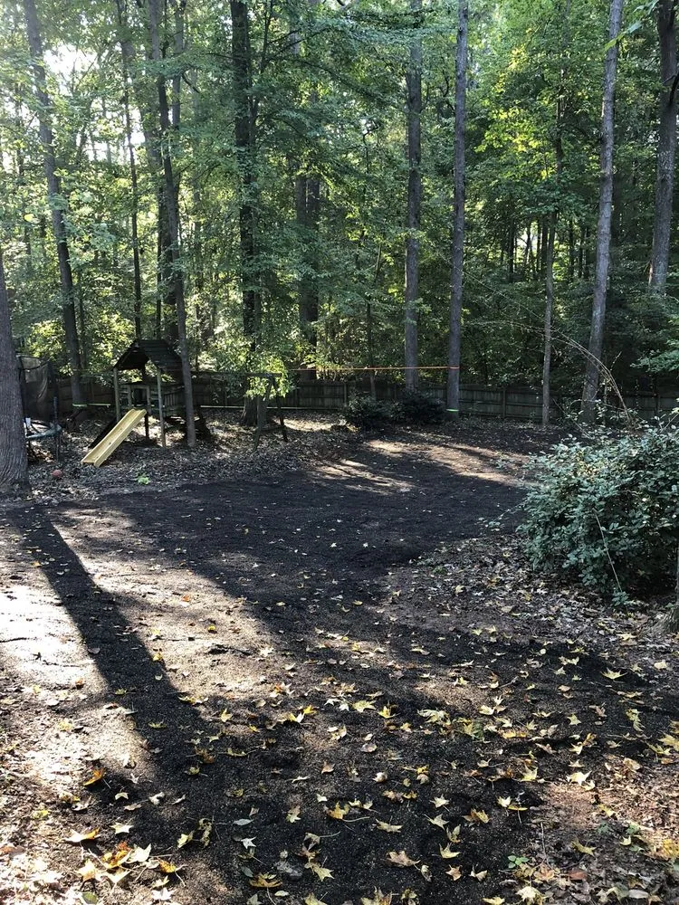 Custom lawn mowing service in Apex, NC by Atlantic Mulch