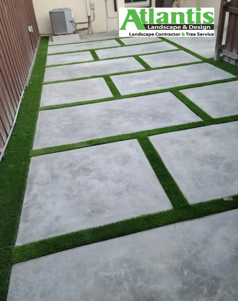 Professional outdoor landscaping in Plantation, FL by Atlantis Landscape & Design