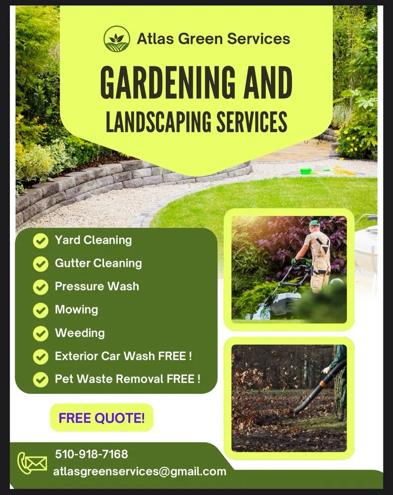 Custom yard cleanup service with custom design across Pinole, CA - Atlas Green Services