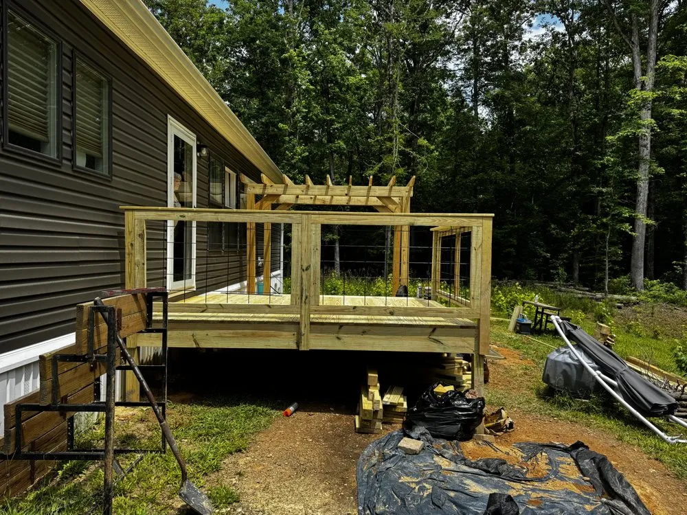 Affordable landscape installation in Mount Olive, AL by Atlas Landscape & Fence