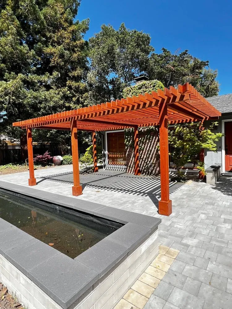 Professional garden landscaping for residential properties in Concord, CA by Atlas Pavers Co