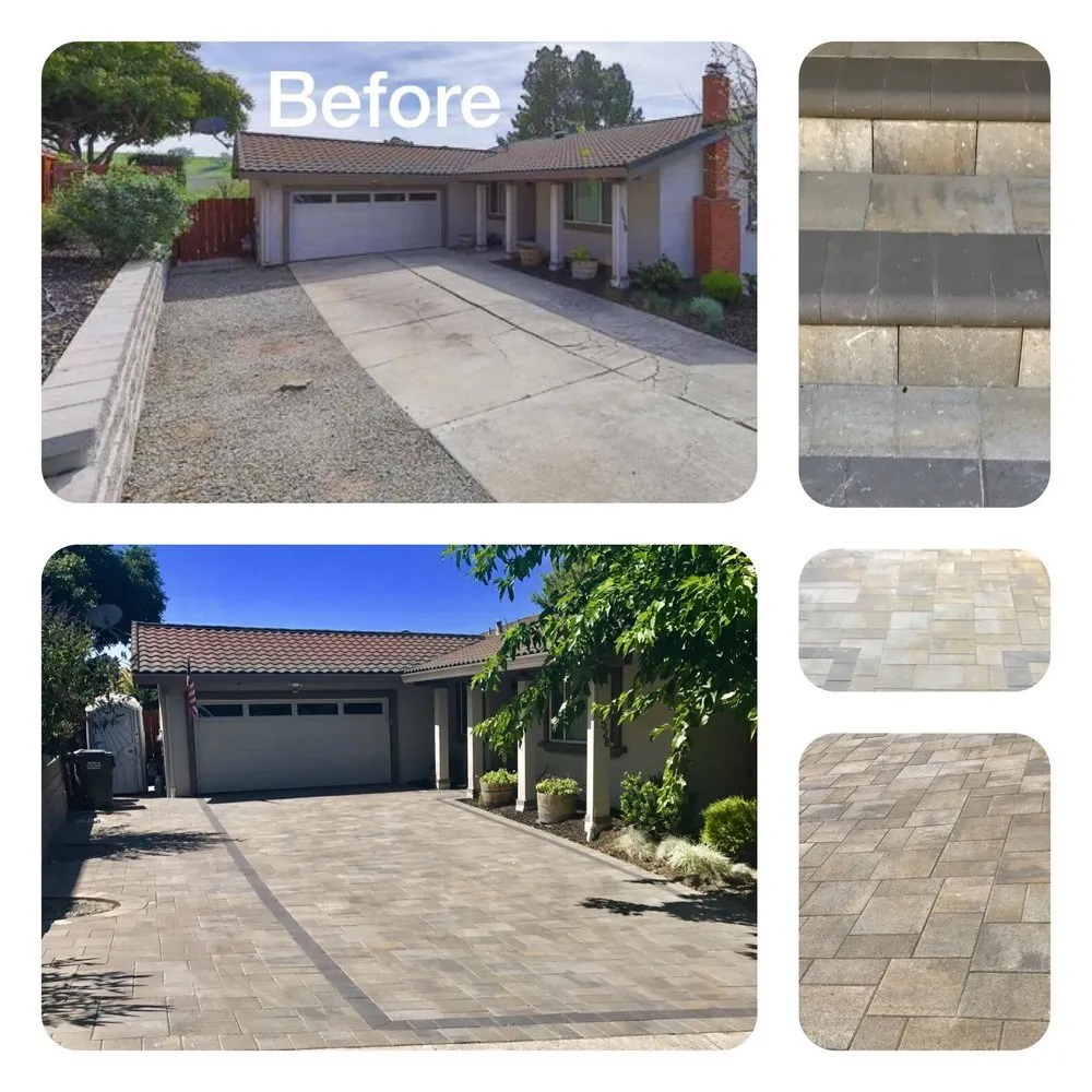 Expert landscape installation for beautiful yards in San Mateo, CA by Atlas Pavers Co.