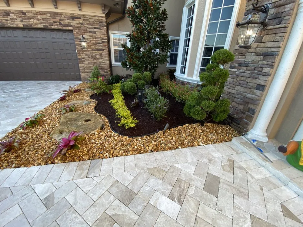 Affordable landscape installation for homes in Miami, FL by ATO Lawn Maintenance