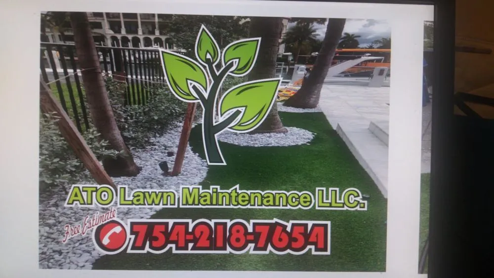 Custom yard cleanup service for residential properties in Miami, FL by ATO Lawn Maintenance