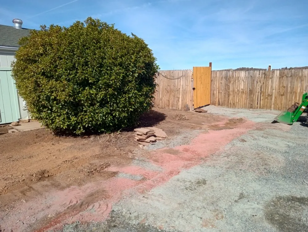 Custom yard cleanup service in Prescott Valley, AZ by Atomic Landscaping